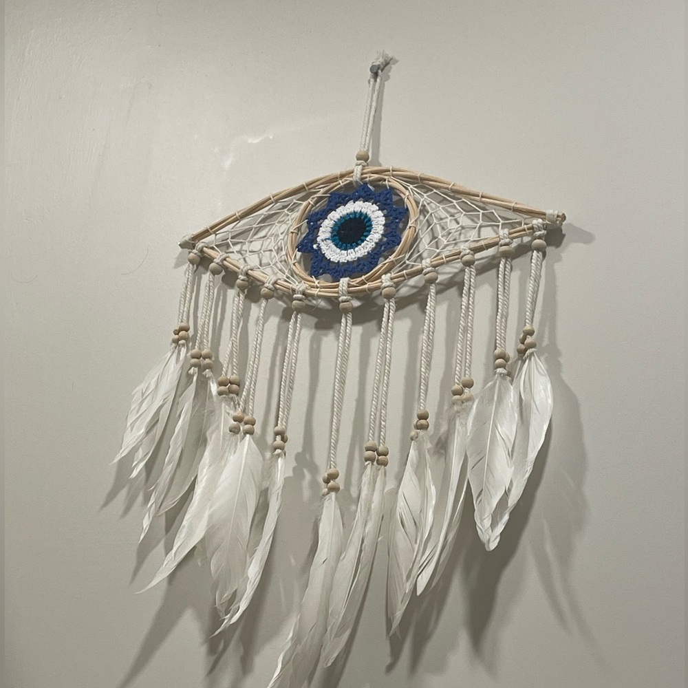 Beautiful Hand-woven Evil Eye Dream Catcher Home Decor